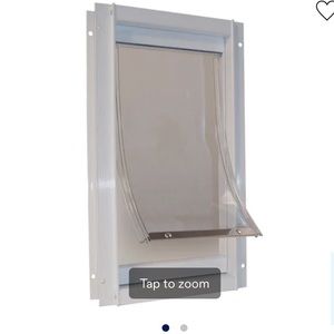 XL Pet Perfect White Aluminum Pet Door